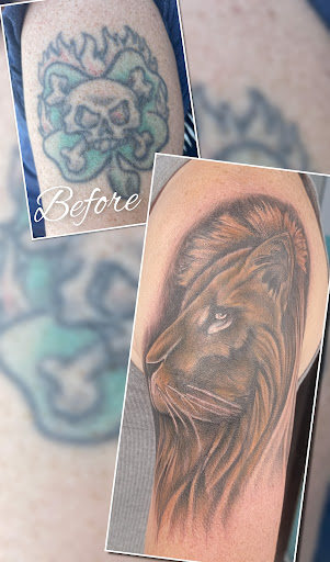 Explore cod tattoo ideas, creative tattoo ideas in Saint Petersburg, available at Edens Apple Tattoos and Piercings