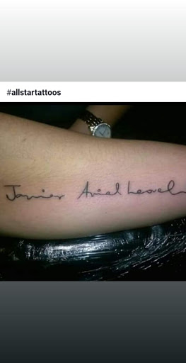 Explore arsenal tattoo ideas, creative tattoo ideas in Hialeah, available at Allstar Tattoo & Body piercing