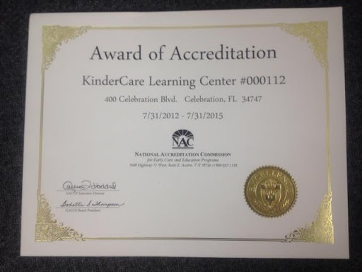 Day Care Center «Celebration KinderCare», reviews and photos, 400 Celebration Blvd, Celebration, FL 34747, USA