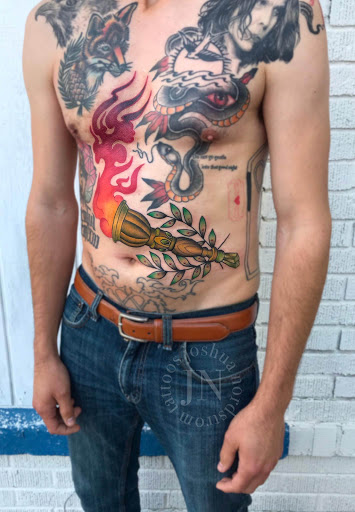Explore hiraeth tattoo ideas, creative tattoo ideas in Kingsford, available at Deft Tattoo Studio