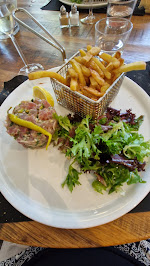 Steak tartare du Restaurant de fruits de mer La Cantine du Pêcheur - Restaurant à Boé à Boé - n°1