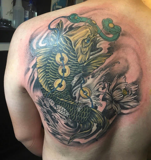 Explore flower tattoo cover up ideas, creative tattoo ideas in Bryan, available at Ink Dreams Tattoo