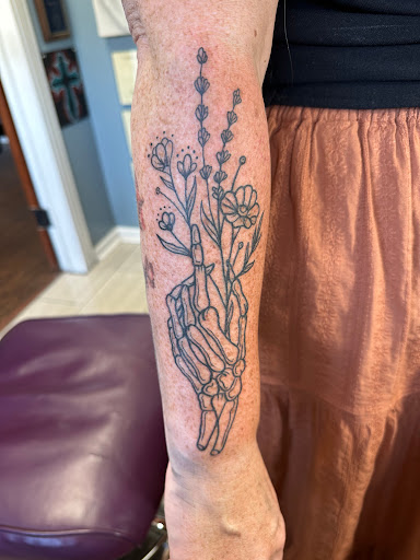 Explore tattoo ideas floral, creative tattoo ideas in Hendersonville, available at High Caliber Tattoo