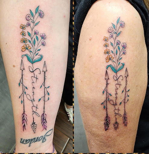 Explore dark themed tattoo ideas, creative tattoo ideas in Mesa, available at Club Tattoo