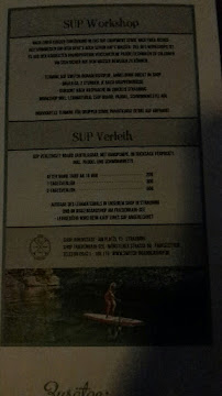 Menu / carte de Gaststätte Friedenhainsee Sylvia Gradl à Parkstetten