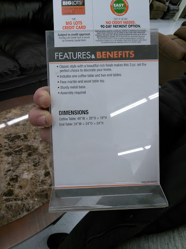 Discount Store «Big Lots», reviews and photos, 231 Centereach Mall, Centereach, NY 11720, USA