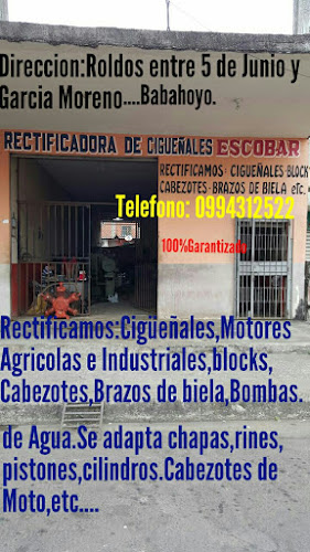 Opiniones de Rectificadora De Cigueñales Escobar en Babahoyo - Taller de reparación de automóviles