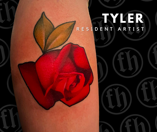 Explore deathly hallows tattoo ideas, creative tattoo ideas in Kissimmee, available at Fallen Heroes Tattoo & Piercing (Florida)