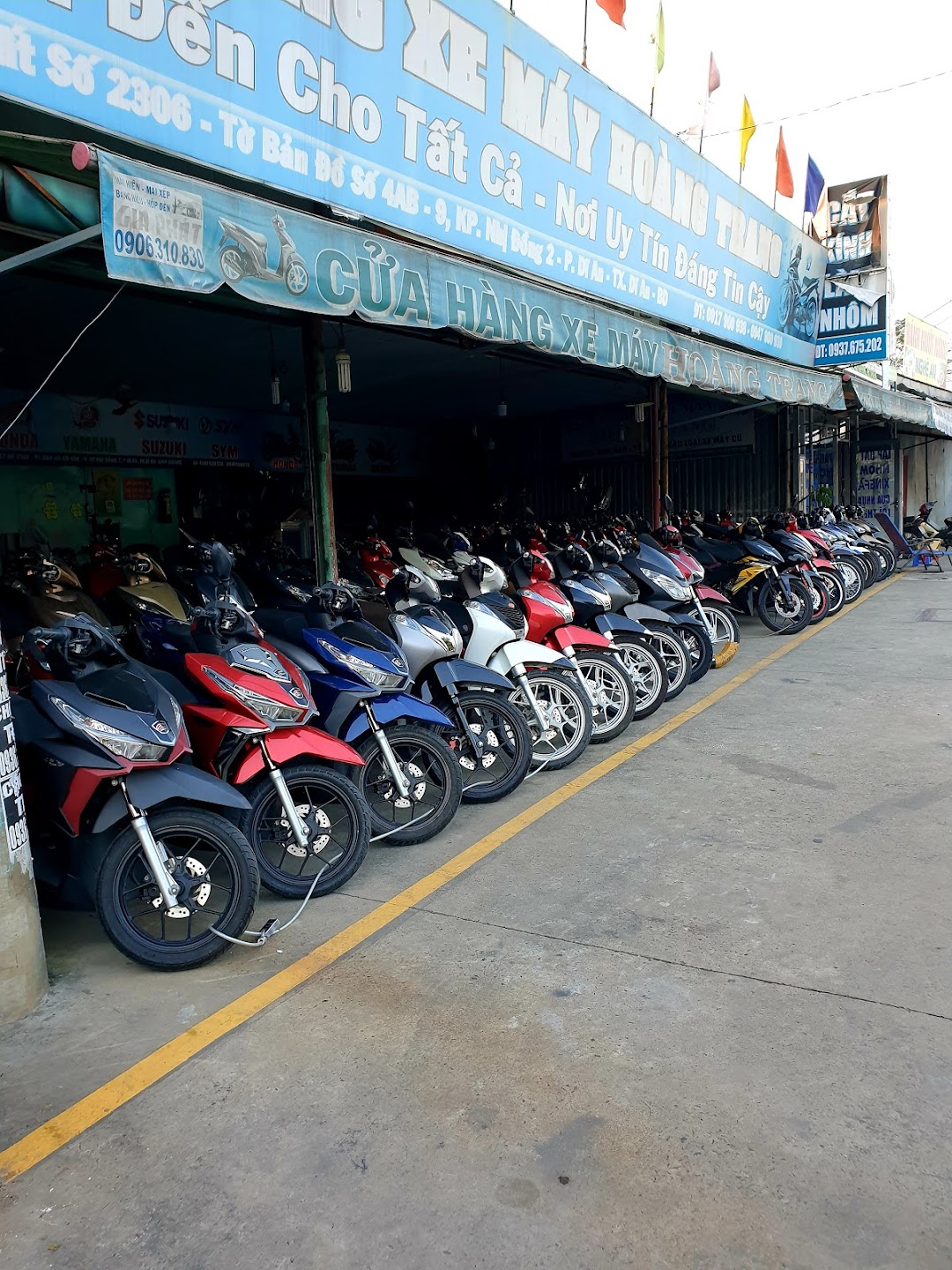 Cưa hang Xe máy hoàng trang
