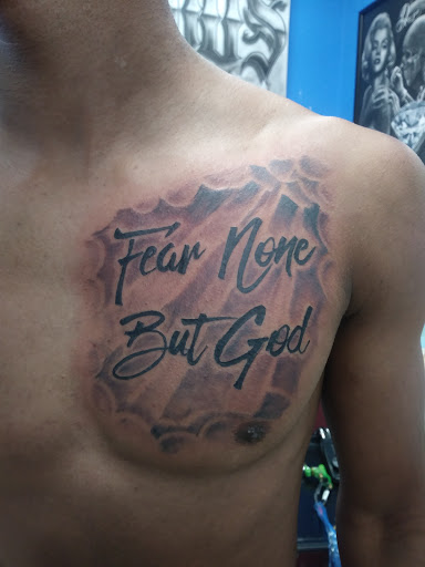 Explore gear tattoo ideas, creative tattoo ideas in Houston, available at Orlandos Tattoo Studio
