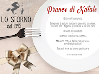 Lo Storno à Pistoia menu