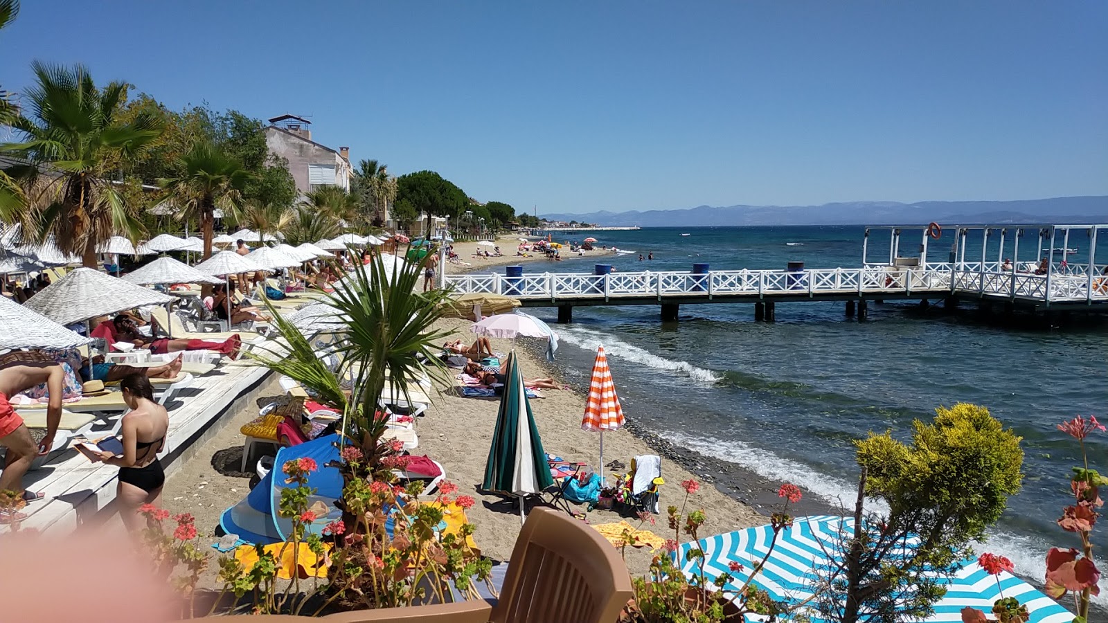 Foto af Manuka beach med let sand og småsten overflade