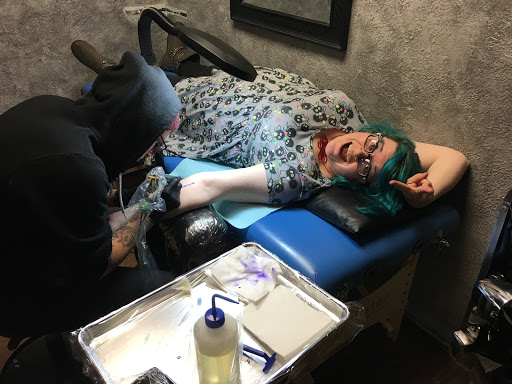 Explore lightning bolt tattoo ideas, creative tattoo ideas in Arlington, available at Skye Tattoo