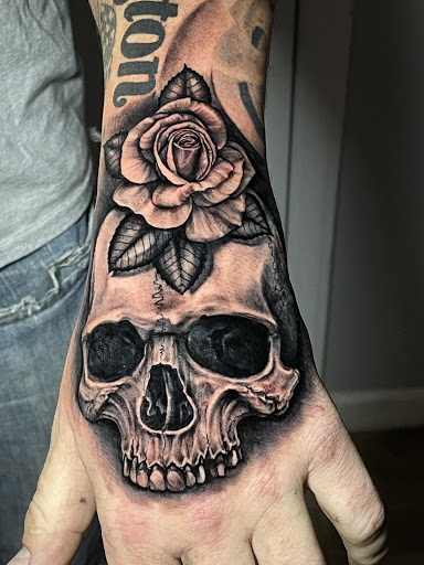 Explore country music tattoo ideas, creative tattoo ideas in Greensboro, available at Tried and True Tattoo Company