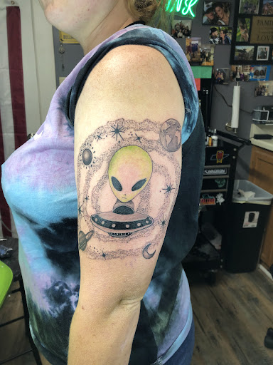 Explore stick and poke tattoo ideas, creative tattoo ideas in Lansing, available at CDM Inked Studio