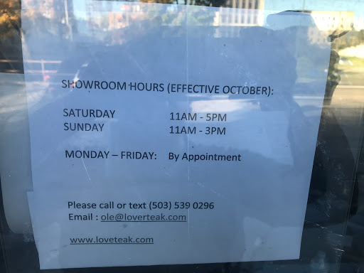 Outdoor Furniture Store «loveTEAK Patio Furniture Warehouse», reviews and photos, 831 SE Martin Luther King Jr Blvd, Portland, OR 97214, USA