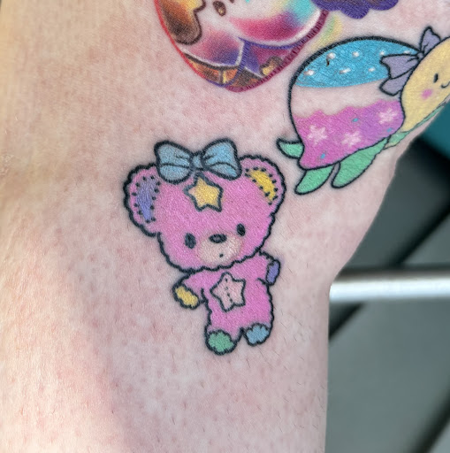 Explore gurren lagann tattoo ideas, creative tattoo ideas in Raleigh, available at Triple Moon Tattoo