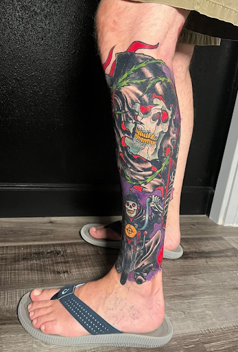 Explore ankle foot tattoo ideas, creative tattoo ideas in Ocala, available at City On The Hill Tattoo