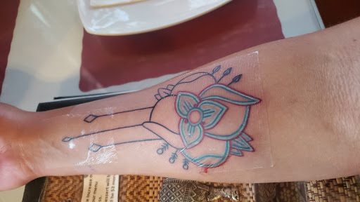 Explore tribal half sleeve tattoo ideas, creative tattoo ideas in Beaumont, available at Roots Tattoo Studio