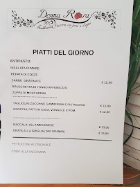 Ristorante Pizzeria Donna Rosa à Tor Lupara menu