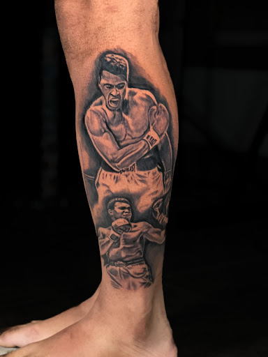 Explore finger lettering tattoo ideas, creative tattoo ideas in Mesa, available at Conscious Child Tattoo Co.