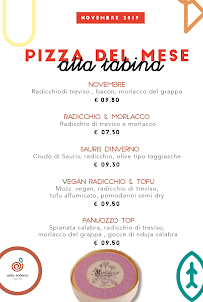 Menu du Alla Tabina Spritz And Pizza à Martellago