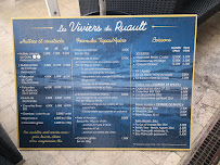 Bar-restaurant à huîtres Les Viviers Du Ruault à Sarzeau (le menu)