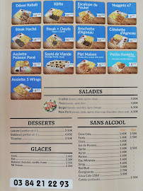 Menu du New Paris 2000 à Belfort