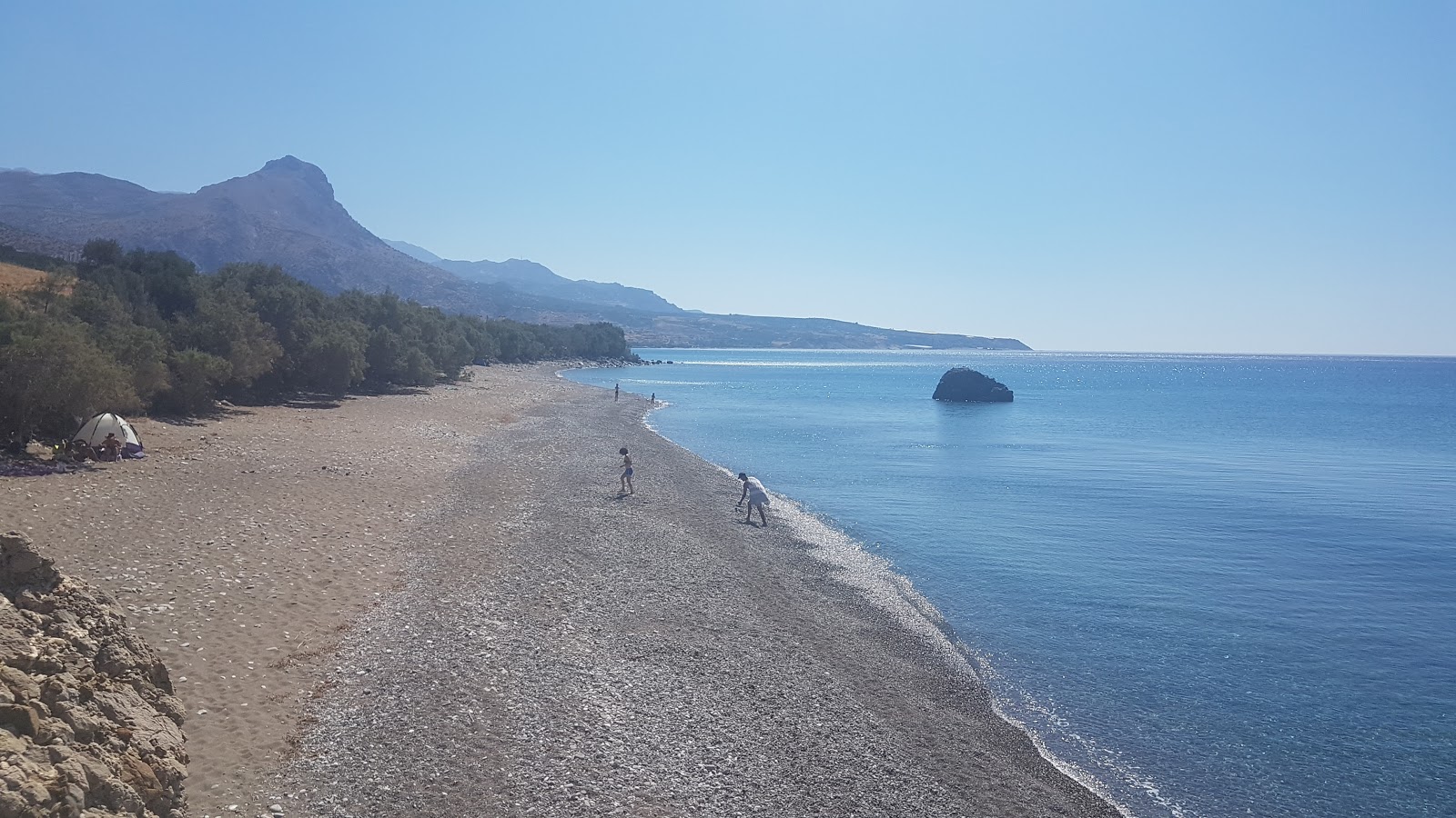 Foto von Skouros beach befindet sich in natürlicher umgebung