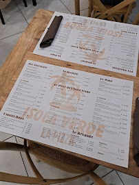 Pizzeria Isola verde la pizza à Milan (la carte)