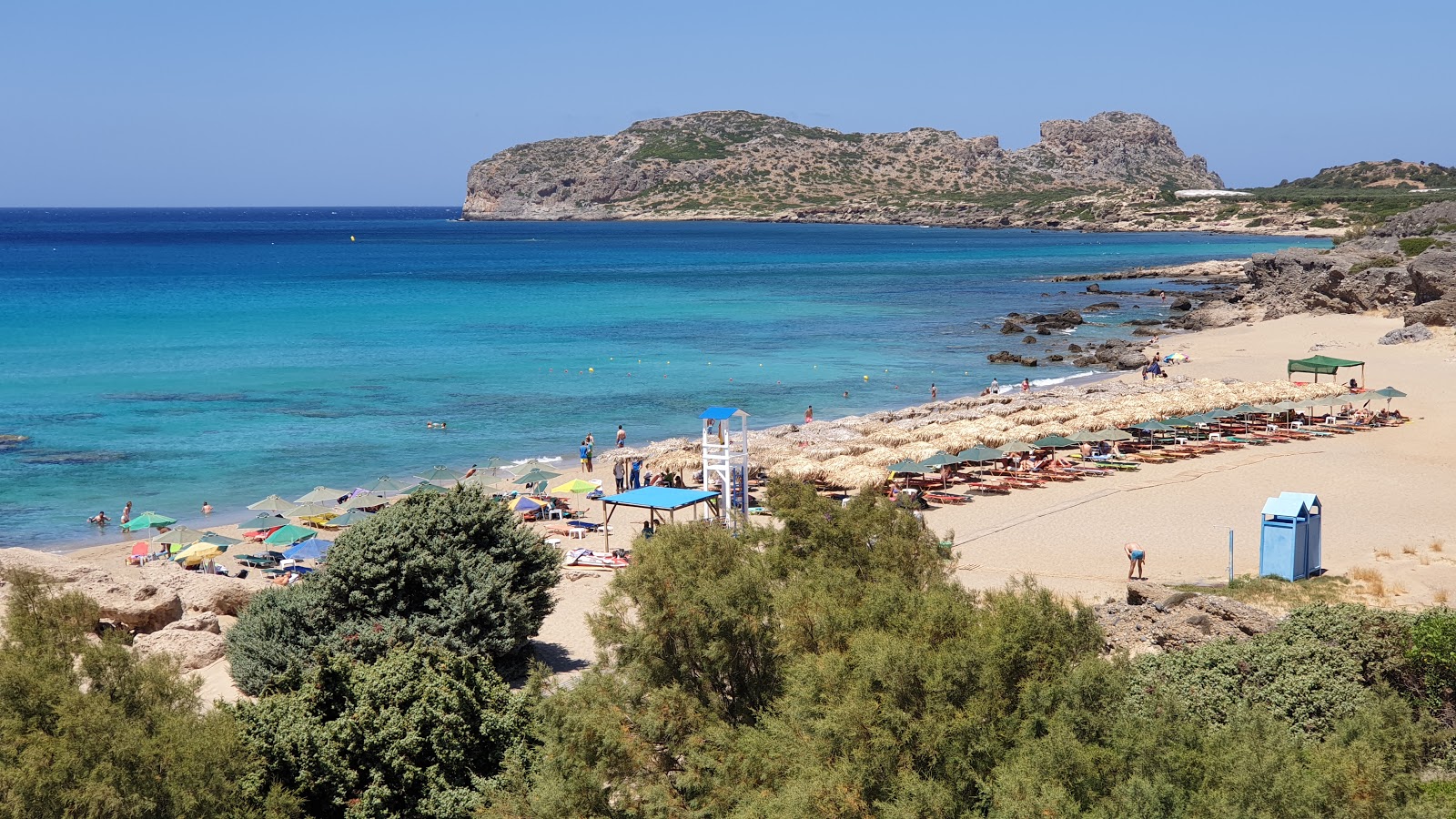 Photo de Plage de Falasarna Mikri avec petite baie