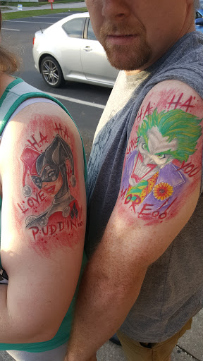 Explore head tattoo ideas for females, creative tattoo ideas in Wilson, available at New Addiction Tattoos