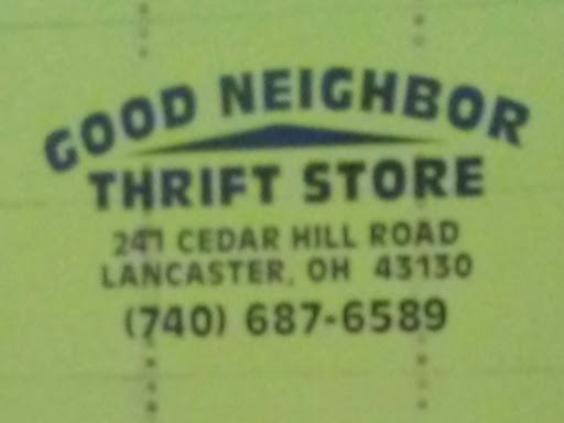 Thrift Store «Good Neighbor Thrift Store», reviews and photos, 241 Cedar Hill Rd, Lancaster, OH 43130, USA