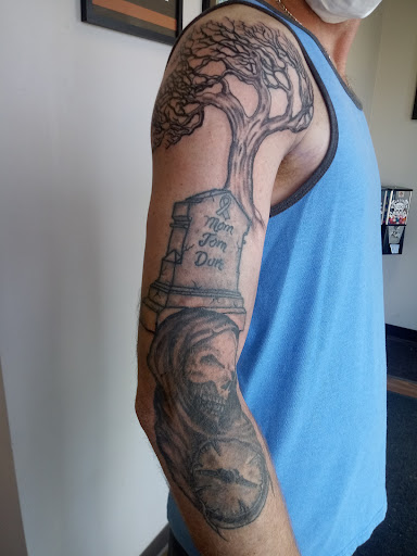 Explore sleeve tattoo ideas family, creative tattoo ideas in Clinton, available at steel appeal