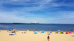 Badestrand Uhyst'in fotoğrafı geniş bir kıyı şeridi ile birlikte