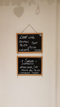 LIME tropical bistrot à Nettuno carte