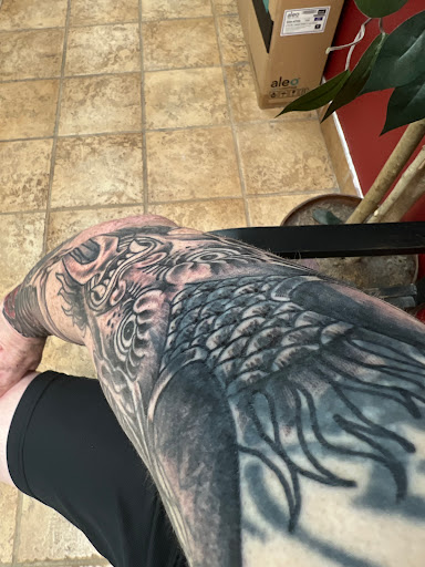 Explore hot air balloon tattoo ideas, creative tattoo ideas in Pelham, available at Tattoo Expression
