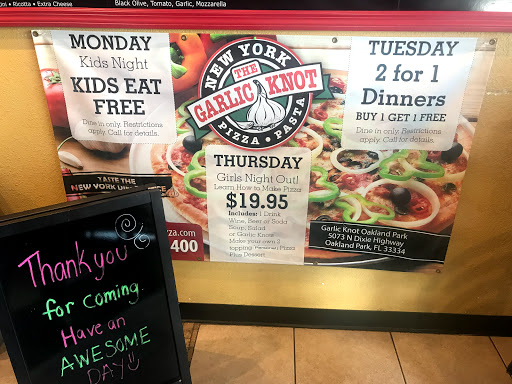 Italian Restaurant «The Garlic Knot», reviews and photos, 5073 N Dixie Hwy, Oakland Park, FL 33334, USA