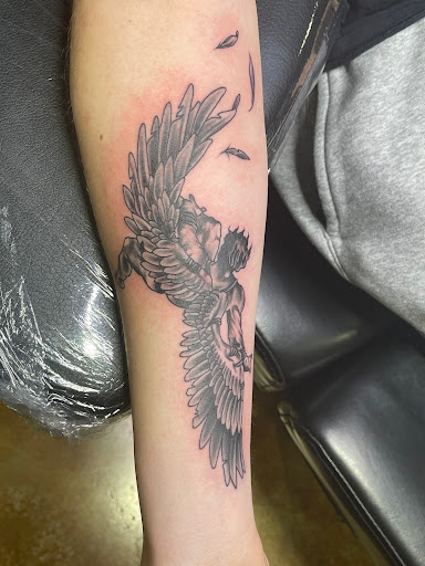 Explore spider tattoo ideas, creative tattoo ideas in Gadsden, available at Old School Ink Electric Tattooing