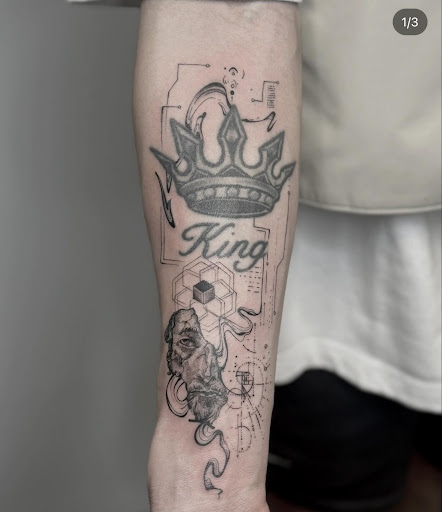 Explore branding tattoo ideas, creative tattoo ideas in Garland, available at Infamous Art Studio