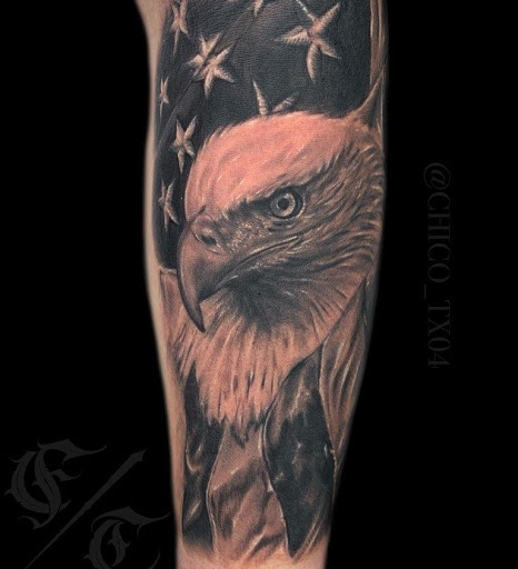 Explore banksy tattoo ideas, creative tattoo ideas in San Antonio, available at Firme Copias Tattoo Studio