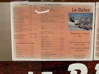 Restaurant Le Relax 1850 à Vars (la carte)