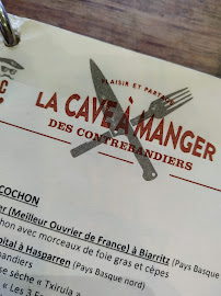 Restaurant Les Contrebandiers Biarritz à Biarritz - menu / carte