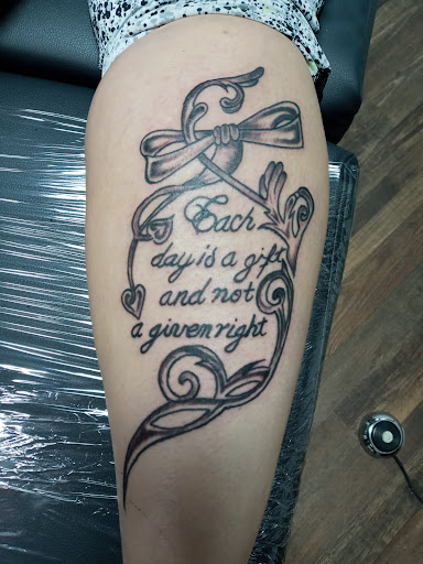 Explore women's half sleeve tattoo ideas, creative tattoo ideas in Hot Springs National Park, available at Intenze Images