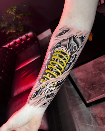 Explore thistle tattoo ideas, creative tattoo ideas in Costa Mesa, available at Cleopatra INK Tattoo & Piercing shop Orange County