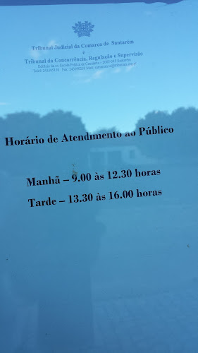 Avaliações doTribunal Judicial de Santarém em Santarém - Escola