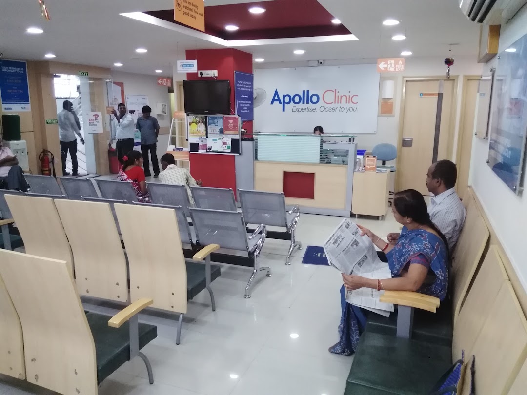 Apollo Clinic - Best Clinic for General Physician, Gynaecologist, Paediatrics, ENT Specialist, Orthopaedics, Cardiologist, Dermatology, Physiotherapy Treatments in A S Rao Nagar, Hyderabad