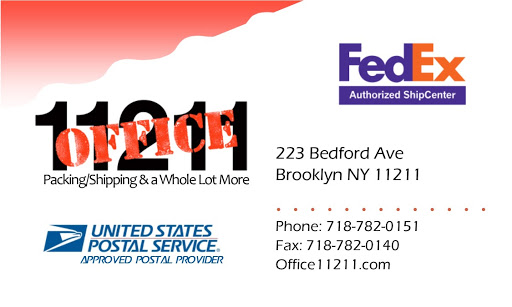 Shipping and Mailing Service «Office 11211», reviews and photos, 223 Bedford Ave, Brooklyn, NY 11211, USA