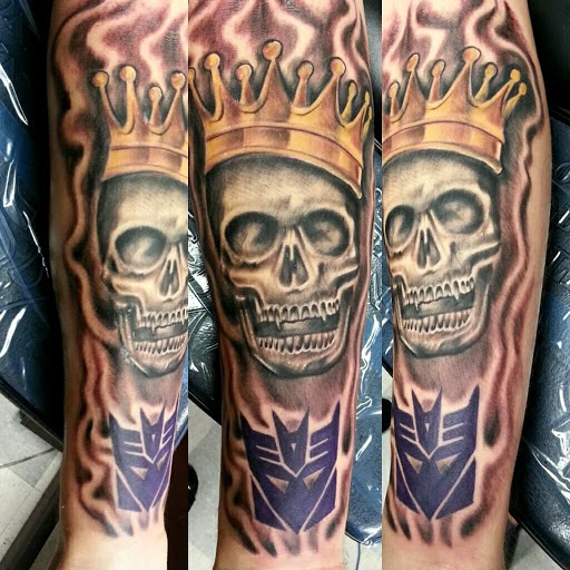 Explore half heart tattoo ideas, creative tattoo ideas in San Antonio, available at Nite Owl Tattoo Studio