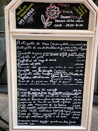 Alla Vecchia Maniera à Finale Ligure menu